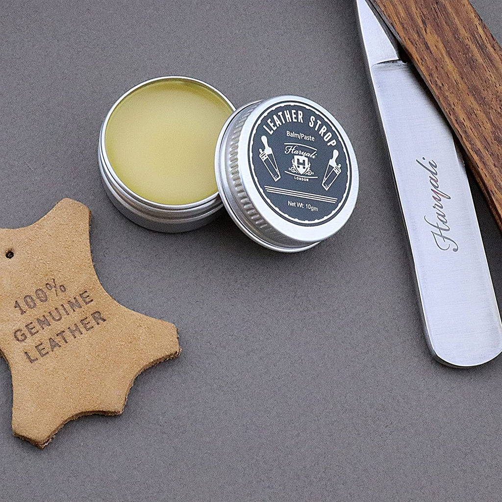 Haryali's Wooden Straight Razor Kit